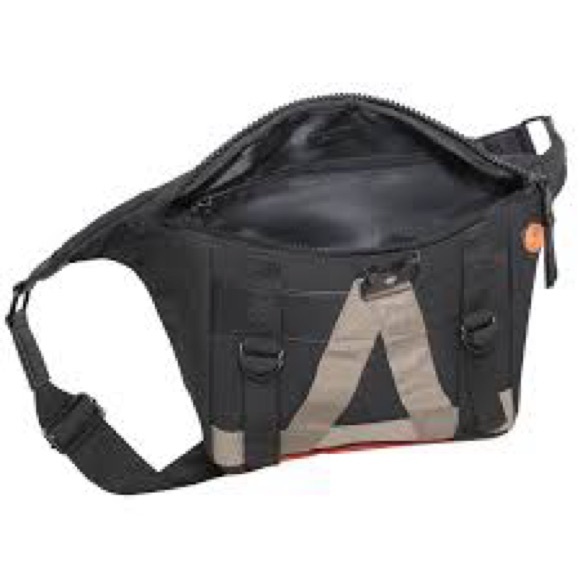 Joan & David Unisex 20" matte sport nylon passport sling pouch - Picture 2 of 9